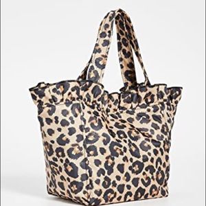 AUTHENTIC Loeffler Randall leopard  tote Bag